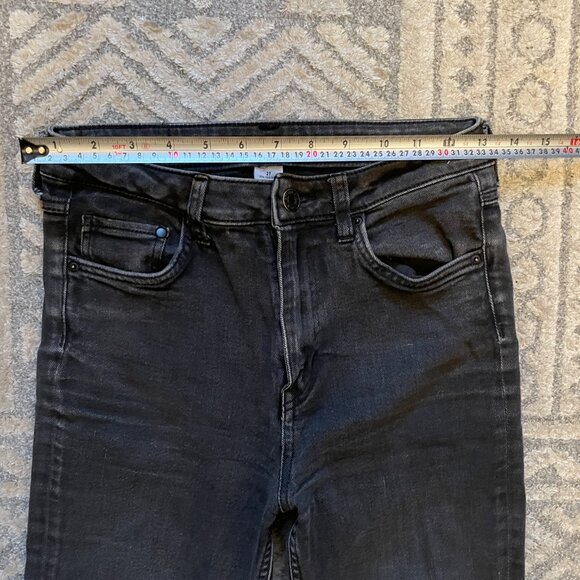 H&M High Waist Grey Skinny Jeans Size 27 - Picture 5 of 7